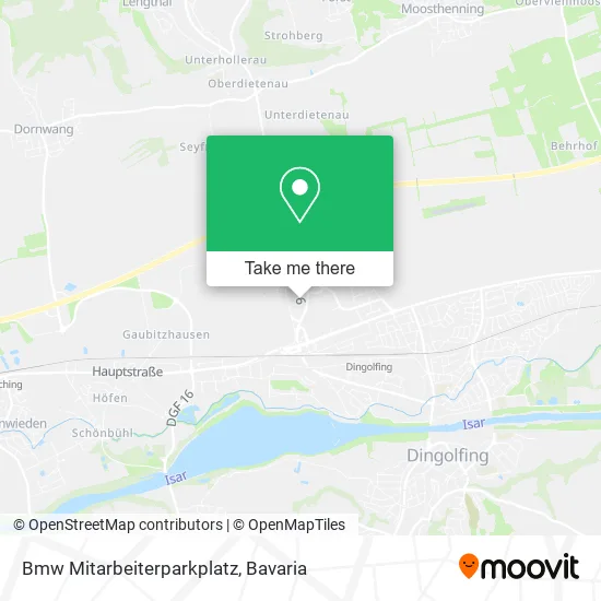 Карта Bmw Mitarbeiterparkplatz