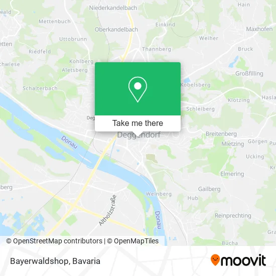 Карта Bayerwaldshop