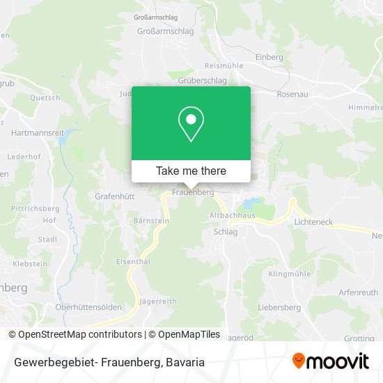 Gewerbegebiet- Frauenberg map