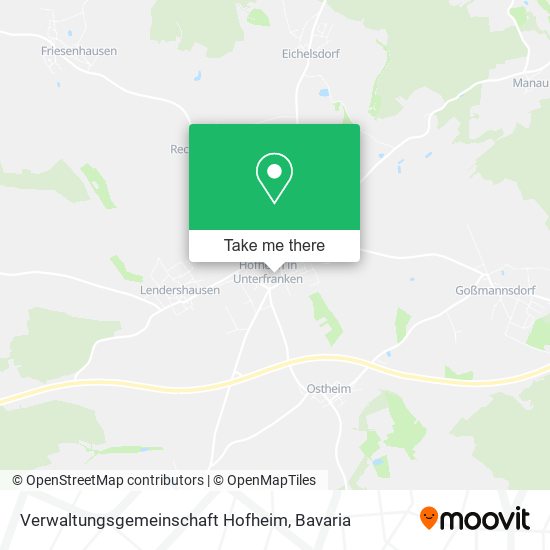 Verwaltungsgemeinschaft Hofheim map