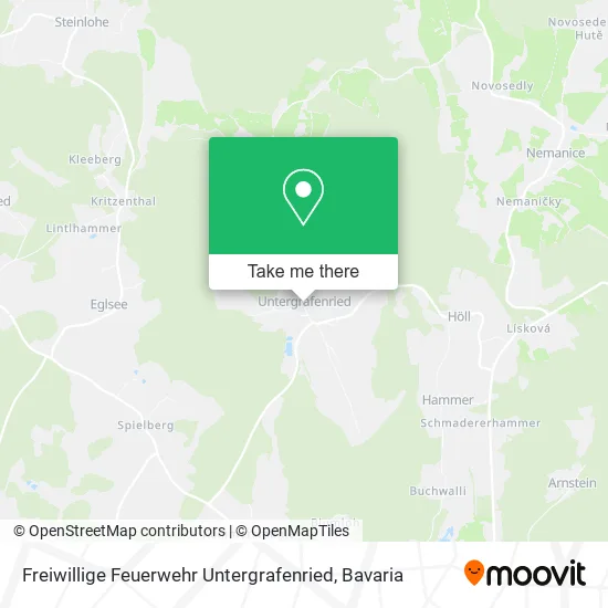 Карта Freiwillige Feuerwehr Untergrafenried