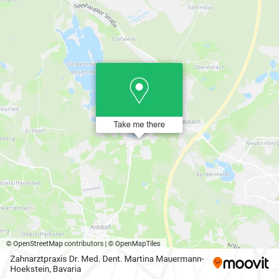 Карта Zahnarztpraxis Dr. Med. Dent. Martina Mauermann-Hoekstein