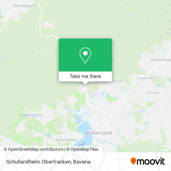 Карта Schullandheim Oberfranken
