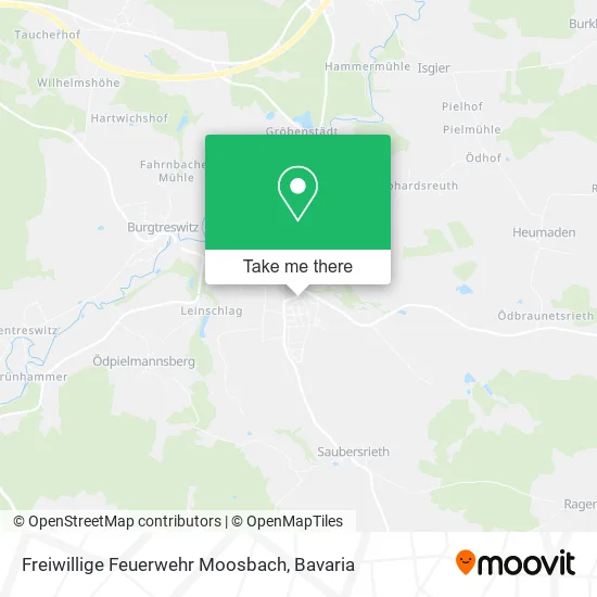 Карта Freiwillige Feuerwehr Moosbach