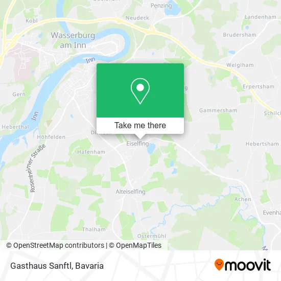 Карта Gasthaus Sanftl