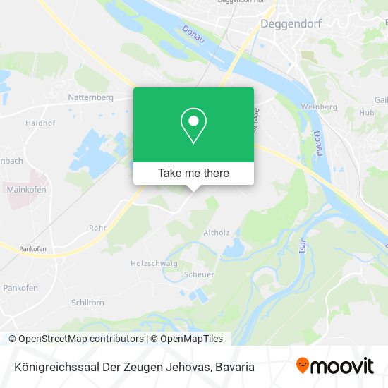 Königreichssaal Der Zeugen Jehovas map