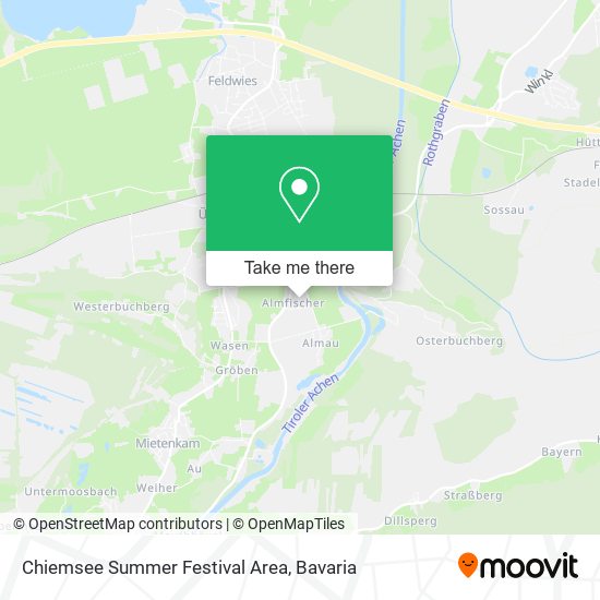 Карта Chiemsee Summer Festival Area