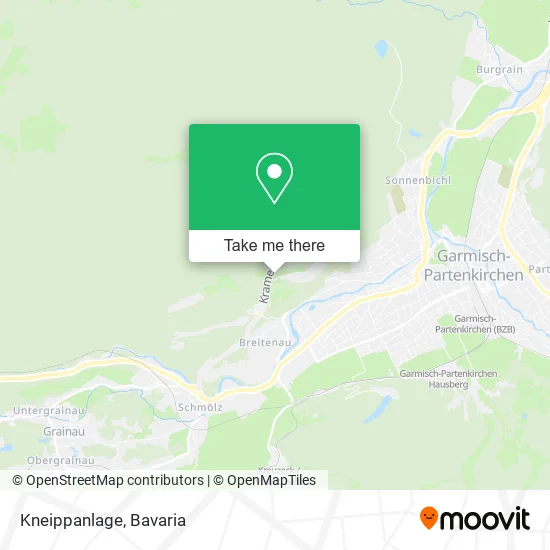 Карта Kneippanlage