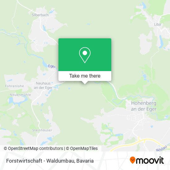 Forstwirtschaft - Waldumbau map