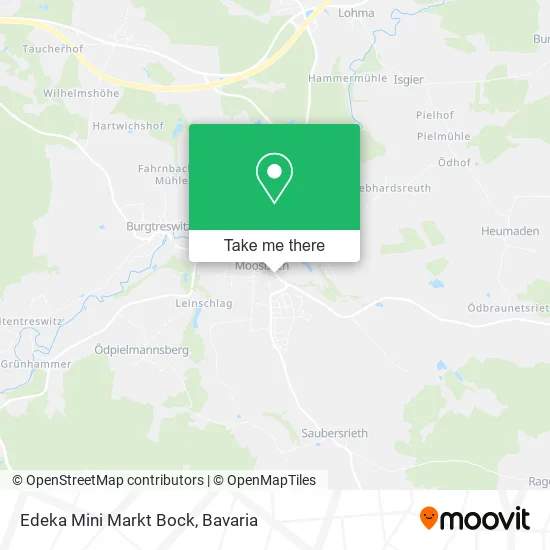 Карта Edeka Mini Markt Bock