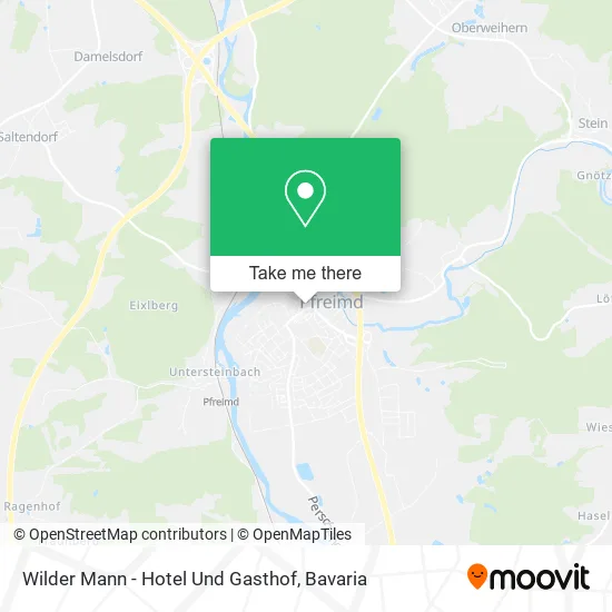 Карта Wilder Mann - Hotel Und Gasthof