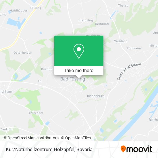 Kur/Naturheilzentrum Holzapfel map