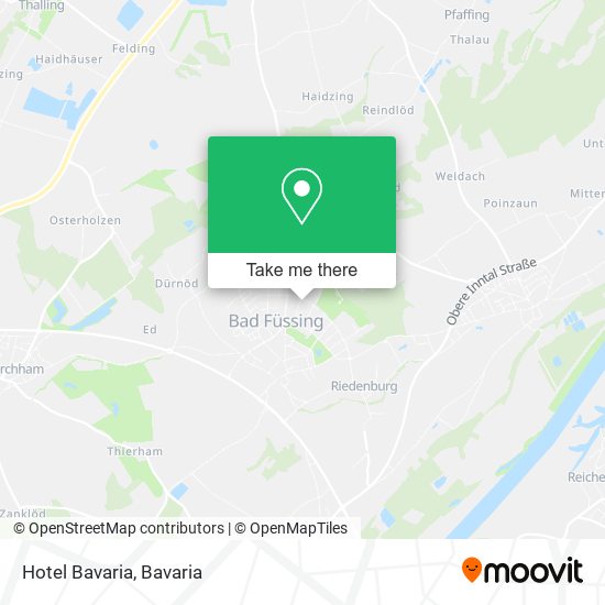 Hotel Bavaria map