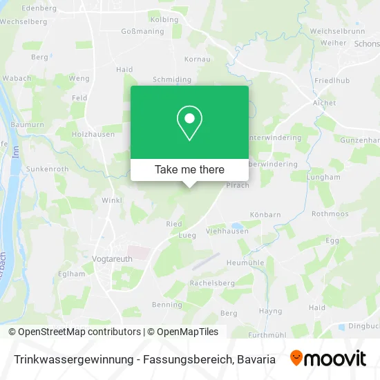 Карта Trinkwassergewinnung - Fassungsbereich