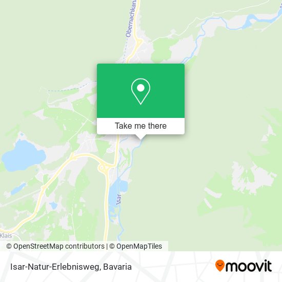 Isar-Natur-Erlebnisweg map