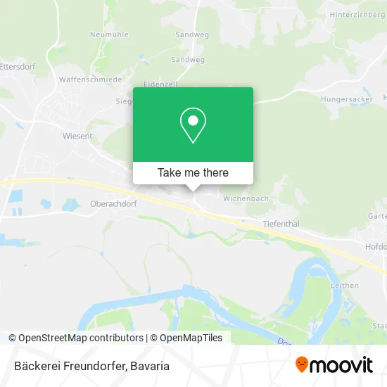 Карта Bäckerei Freundorfer