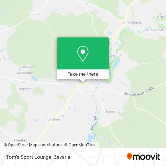 Tom's Sport Lounge map