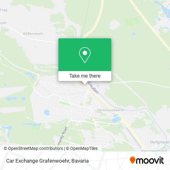 Car Exchange Grafenwoehr map