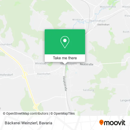 Карта Bäckerei Weinzierl