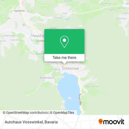 Карта Autohaus Vosswinkel