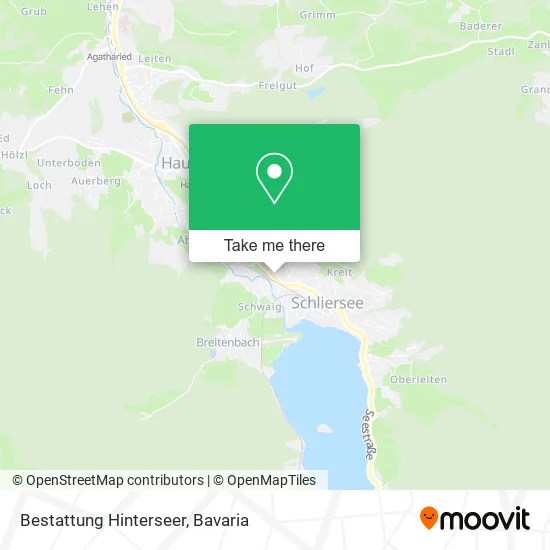 Карта Bestattung Hinterseer