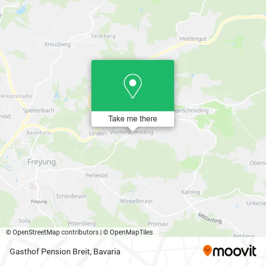 Карта Gasthof Pension Breit