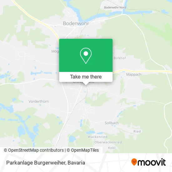 Карта Parkanlage Burgerweiher