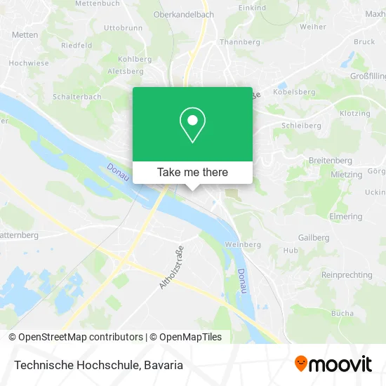 Карта Technische Hochschule