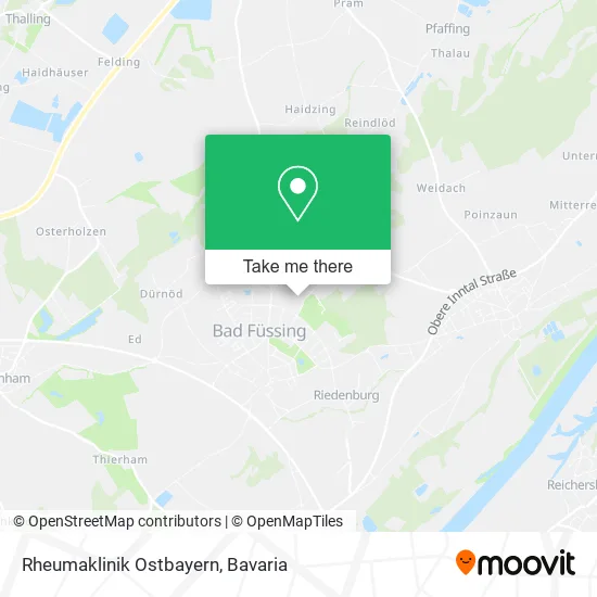 Карта Rheumaklinik Ostbayern