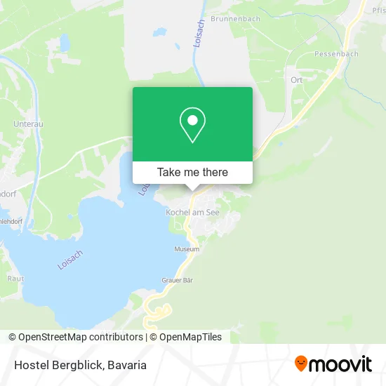 Карта Hostel Bergblick