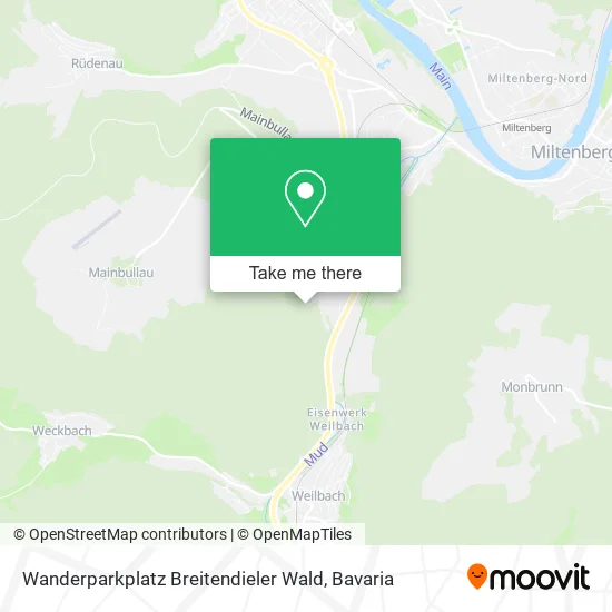 Карта Wanderparkplatz Breitendieler Wald
