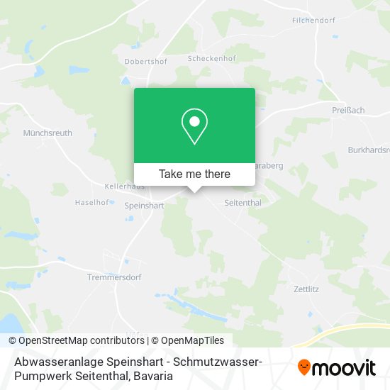 Abwasseranlage Speinshart - Schmutzwasser-Pumpwerk Seitenthal map