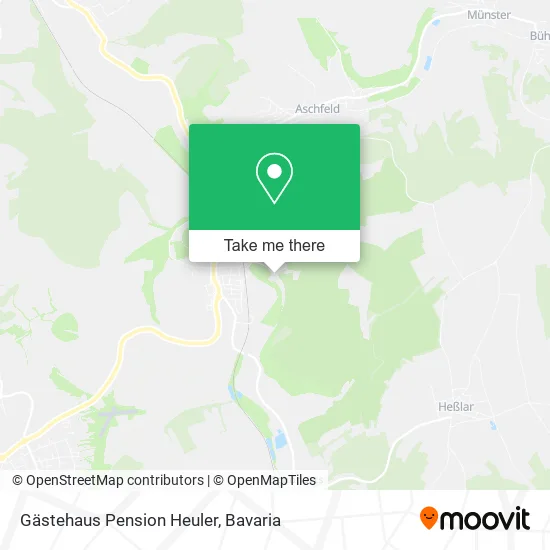 Карта Gästehaus Pension Heuler