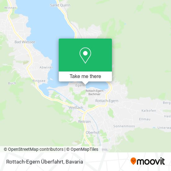 Rottach-Egern Überfahrt map