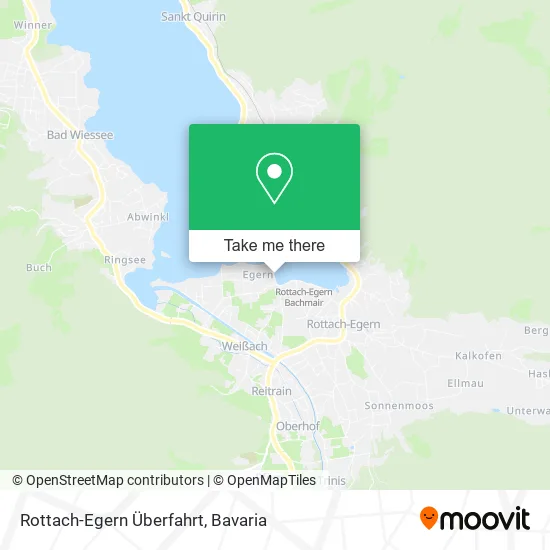 Rottach-Egern Überfahrt map