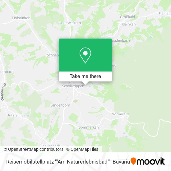 Карта Reisemobilstellplatz ""Am Naturerlebnisbad""