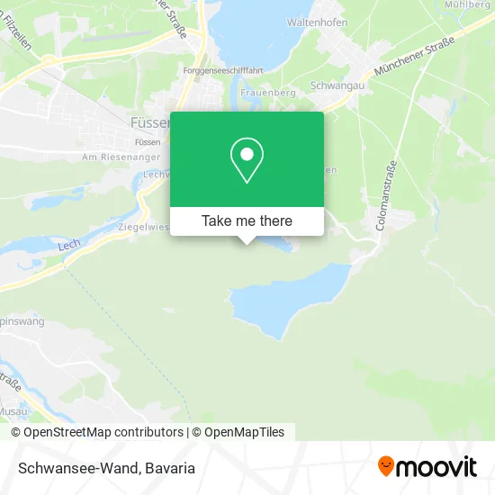 Карта Schwansee-Wand