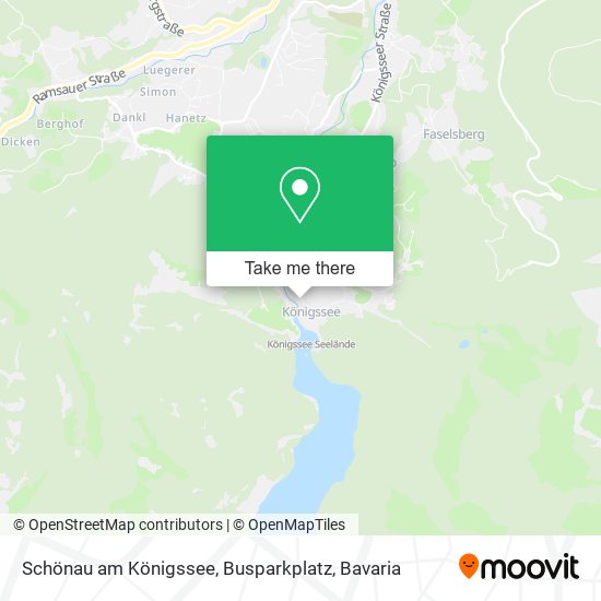 Schönau am Königssee, Busparkplatz map