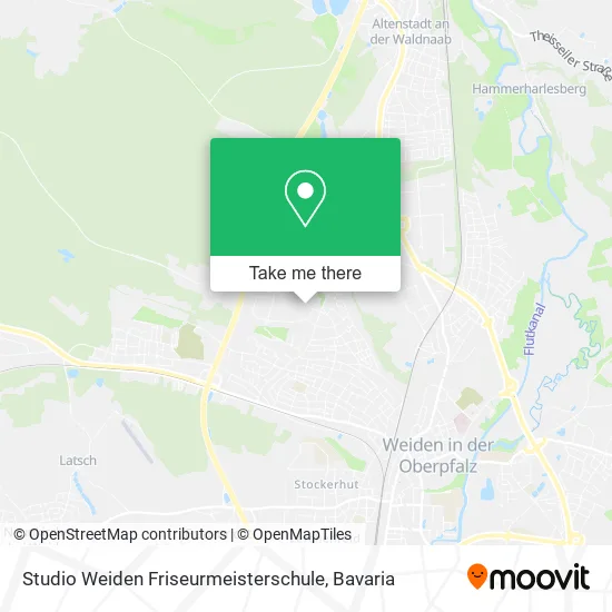 Карта Studio Weiden Friseurmeisterschule
