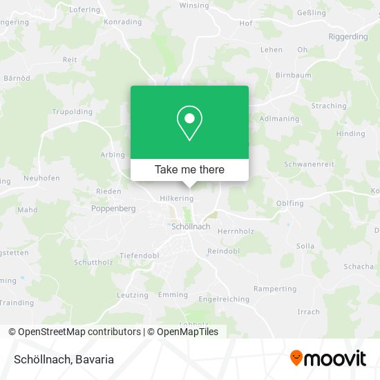 Schöllnach map