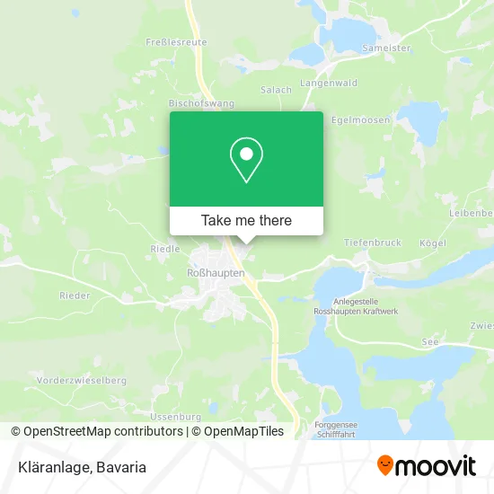 Карта Kläranlage