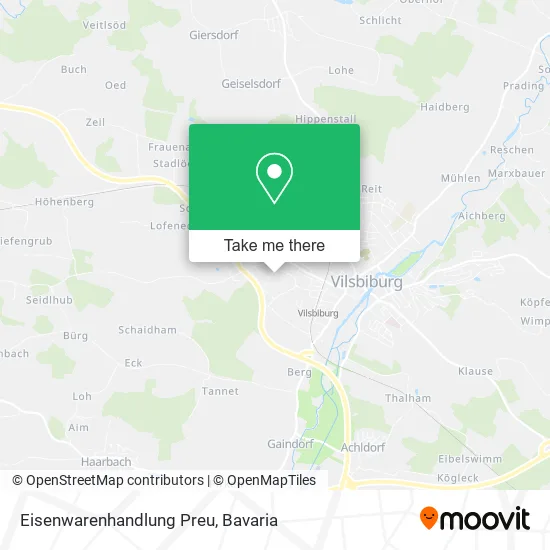 Карта Eisenwarenhandlung Preu