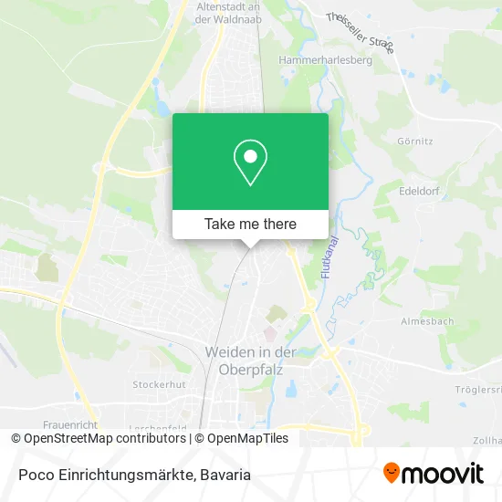 Карта Poco Einrichtungsmärkte