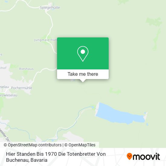 Hier Standen Bis 1970 Die Totenbretter Von Buchenau map