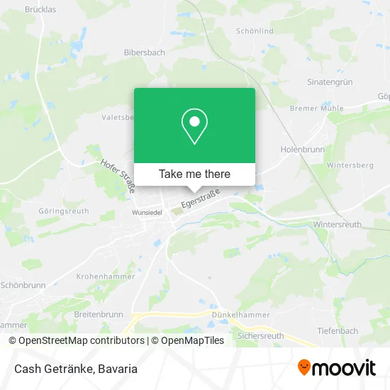 Cash Getränke map