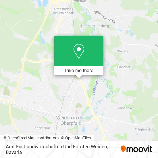 Карта Amt Für Landwirtschaften Und Forsten Weiden
