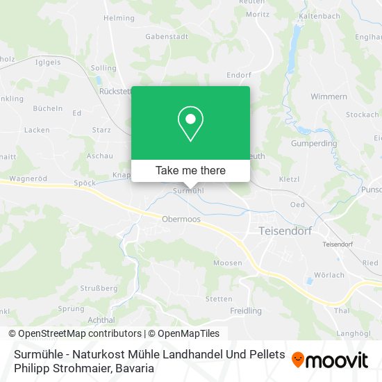 Surmühle - Naturkost Mühle Landhandel Und Pellets Philipp Strohmaier map