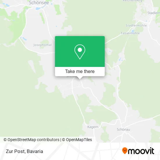 Карта Zur Post