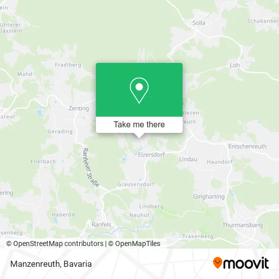 Карта Manzenreuth