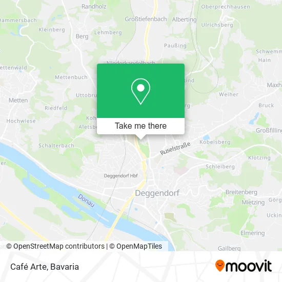 Карта Café Arte